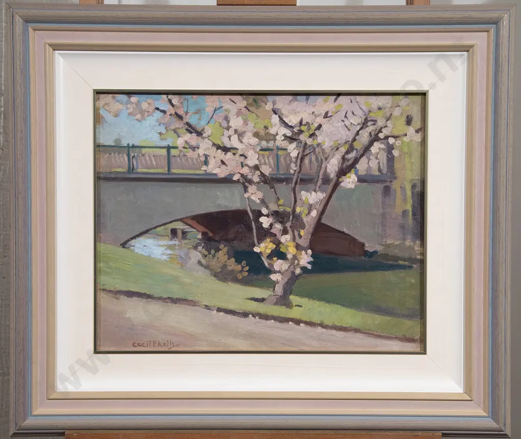 Cecil F Kelly (1879-1954) - Cherry Blossom Image 1++