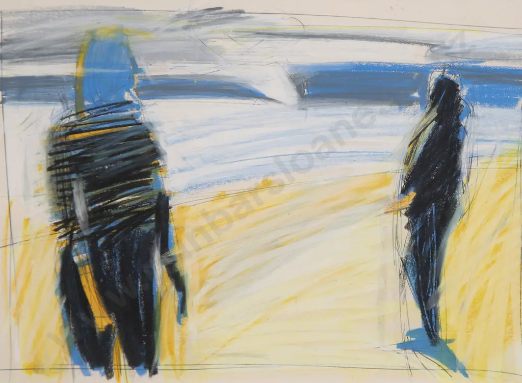 Euan Macleod (b 1956) - Pair Figural Studies Image 1++