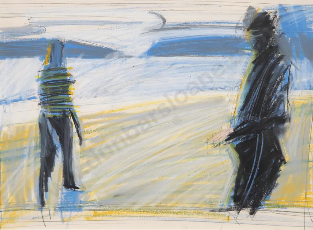 Euan Macleod (b 1956) - Pair Figural Studies Image 1++