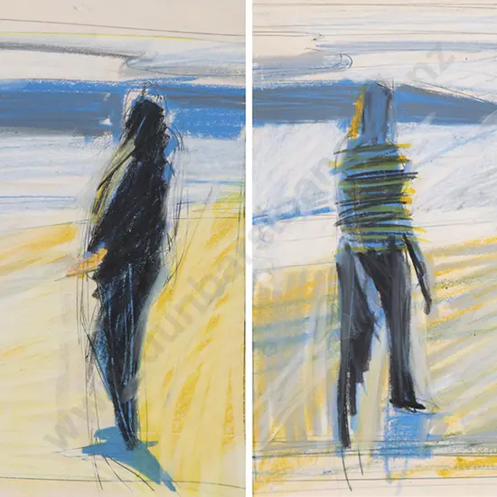 Euan Macleod (b 1956) - Pair Figural Studies