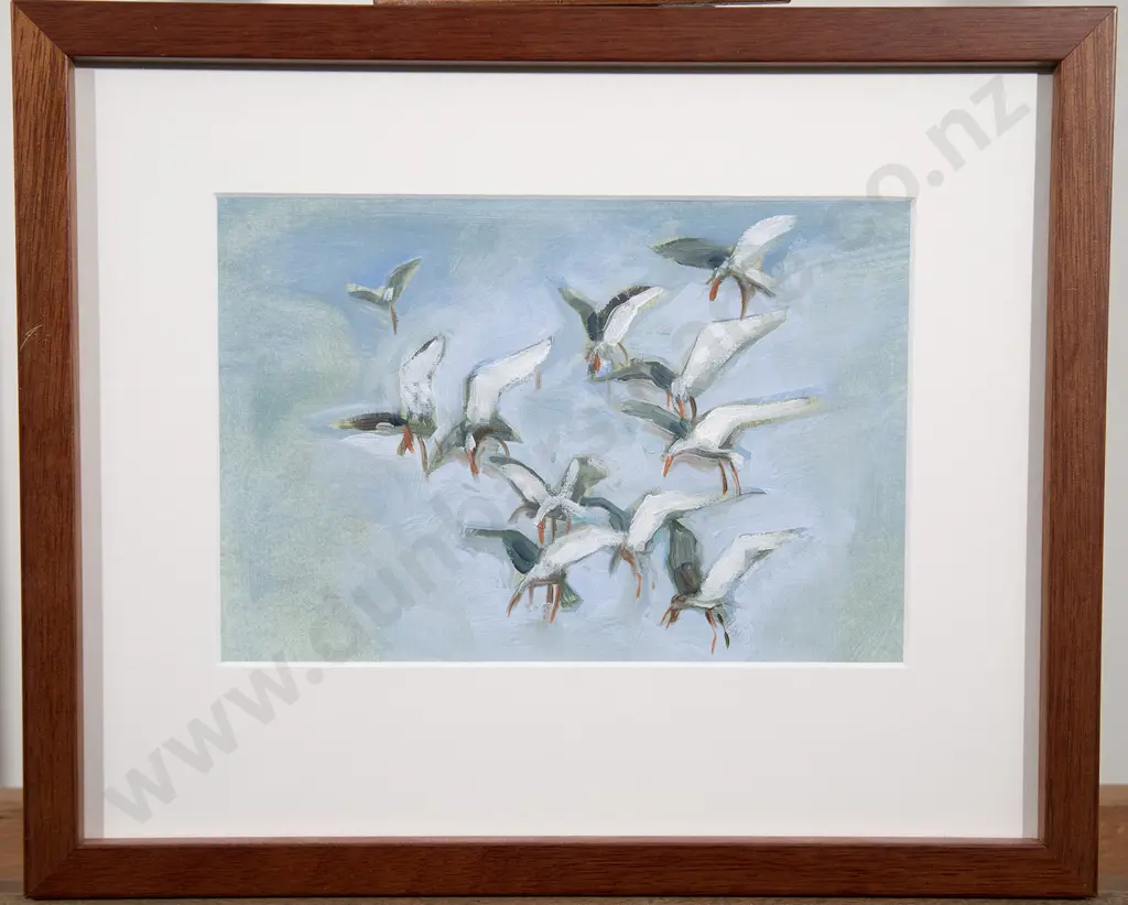 Joanna Braithwaite (b 1962) - Seagulls & Horses (2) Image 1++