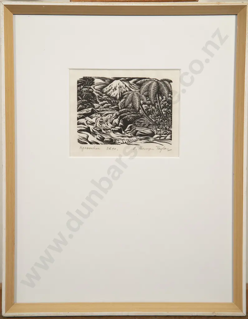 E Mervyn Taylor (1906-64) - Ngauruhoe Image 1++