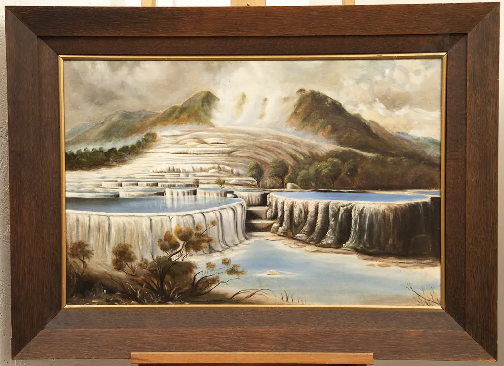 Jane Hobbs (C19th) - The White Terraces Image 1++