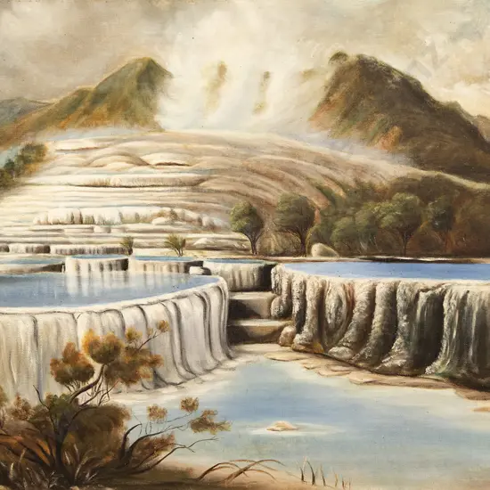 Jane Hobbs (C19th) - The White Terraces