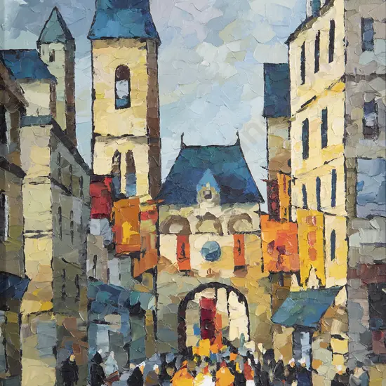 Tom Esplin (1915-2005) - Religious Procession France
