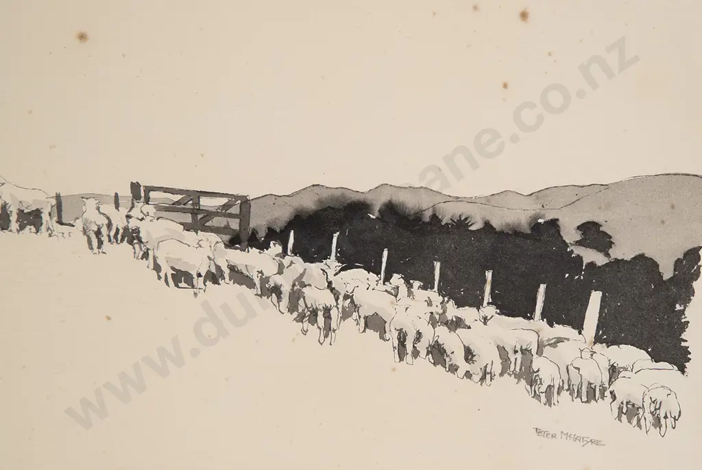 Peter McIntyre (1910-95) - The Drover Image 1++