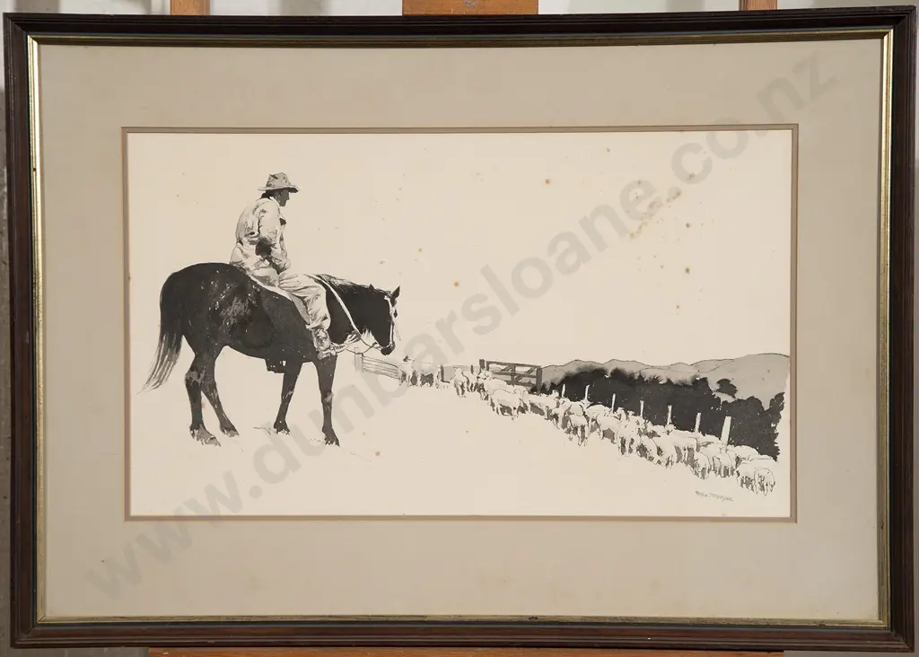 Peter McIntyre (1910-95) - The Drover Image 1++