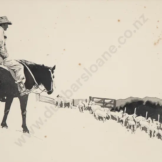 Peter McIntyre (1910-95) - The Drover
