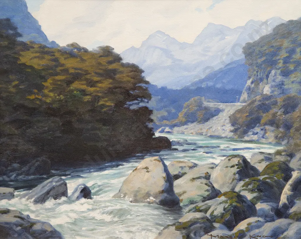 Marcus King (1891-1983) - Otago Landscape Image 1++