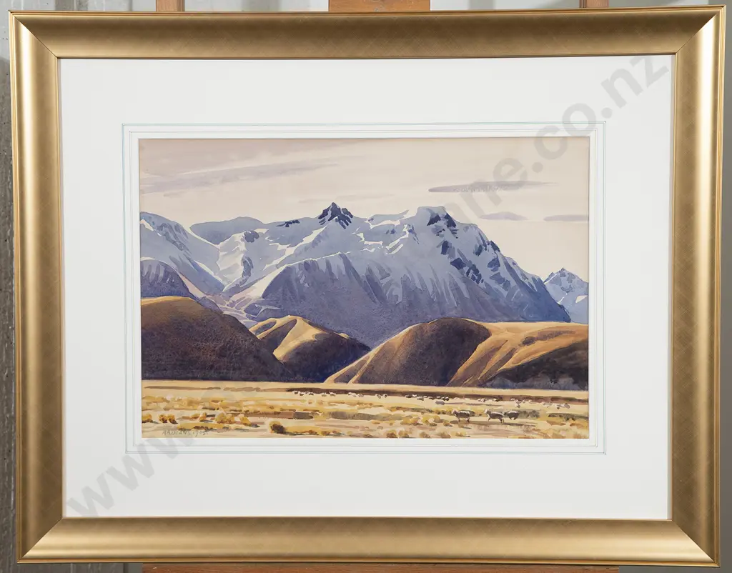 A Austen Deans (1915-2011) - Mt Sinclair & Mesopotamia Downs Image 1++