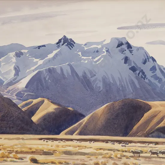 A Austen Deans (1915-2011) - Mt Sinclair & Mesopotamia Downs