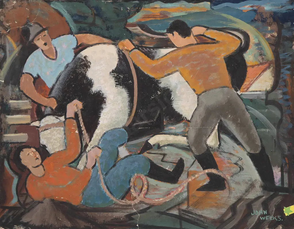 John Weeks (1888-1965) - The Bull Image 1++