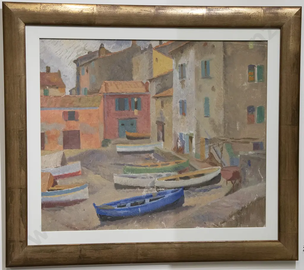 John Weeks (1888-1965) - Fishing Boats (possibly Cap D'Azur) Image 1++