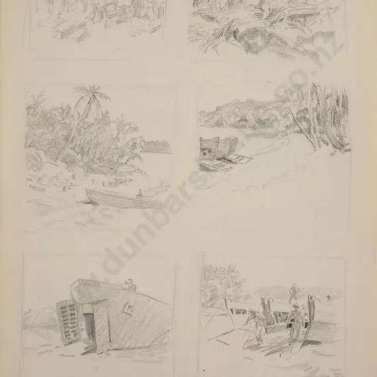 Russell Clark (1905-66) - Notes at Falamai (Mono Island)
