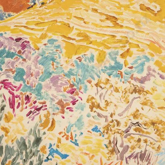 Philip Trusttum (b 1940) - Side of Hill