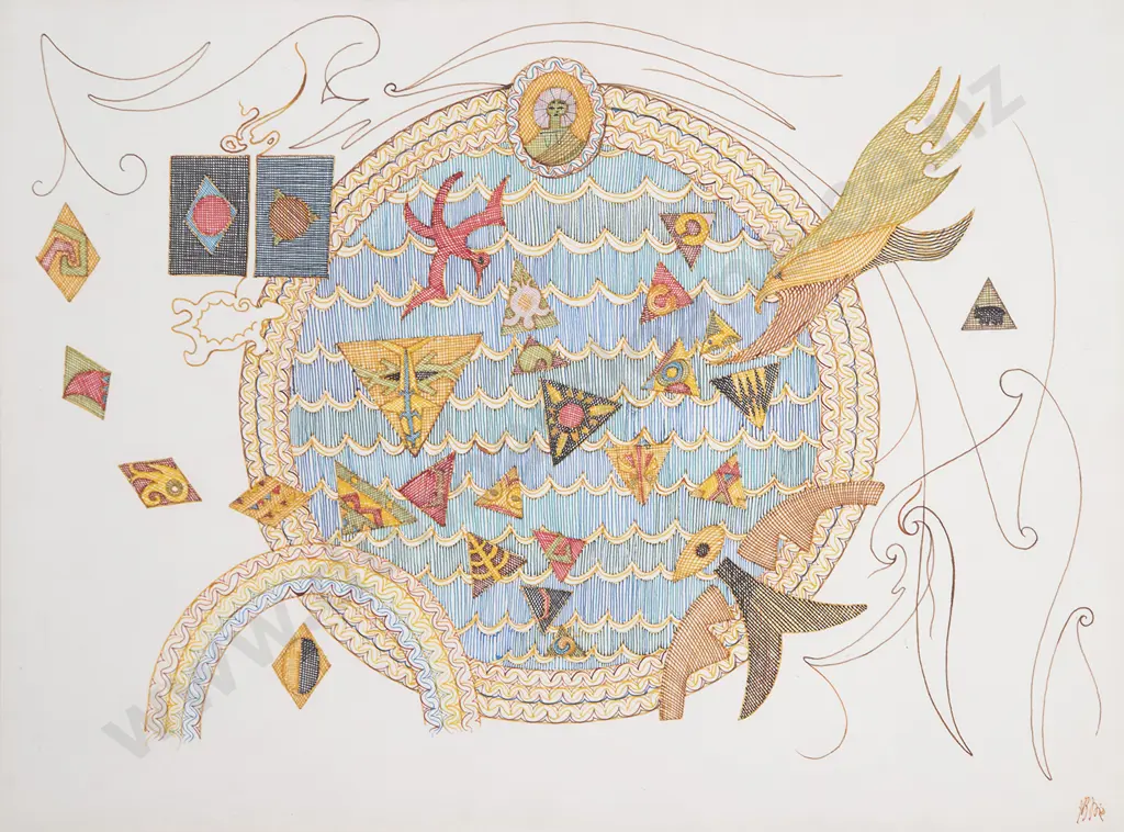 John Bevan Ford (1930-2005) - Pacific Hoop (The Rim Series) Image 1++