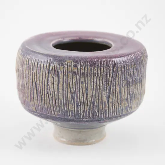 Mirek Smisek Deep Fold Over Rim Footed Bowl