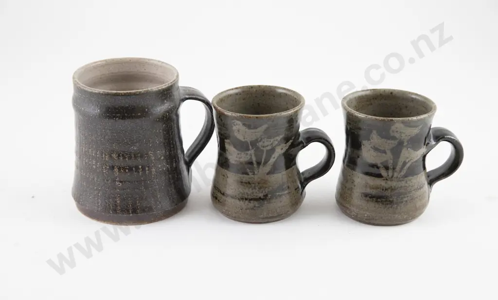 Mirek Smisek Early Tankard with Pair Matching Mugs (3) Image 1++