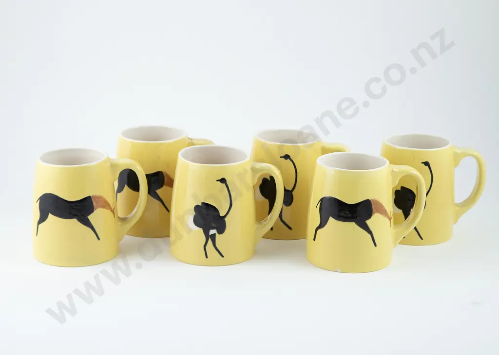 Mirek Smisek Set of Six Tankards Image 1++
