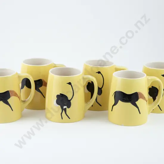 Mirek Smisek Set of Six Tankards