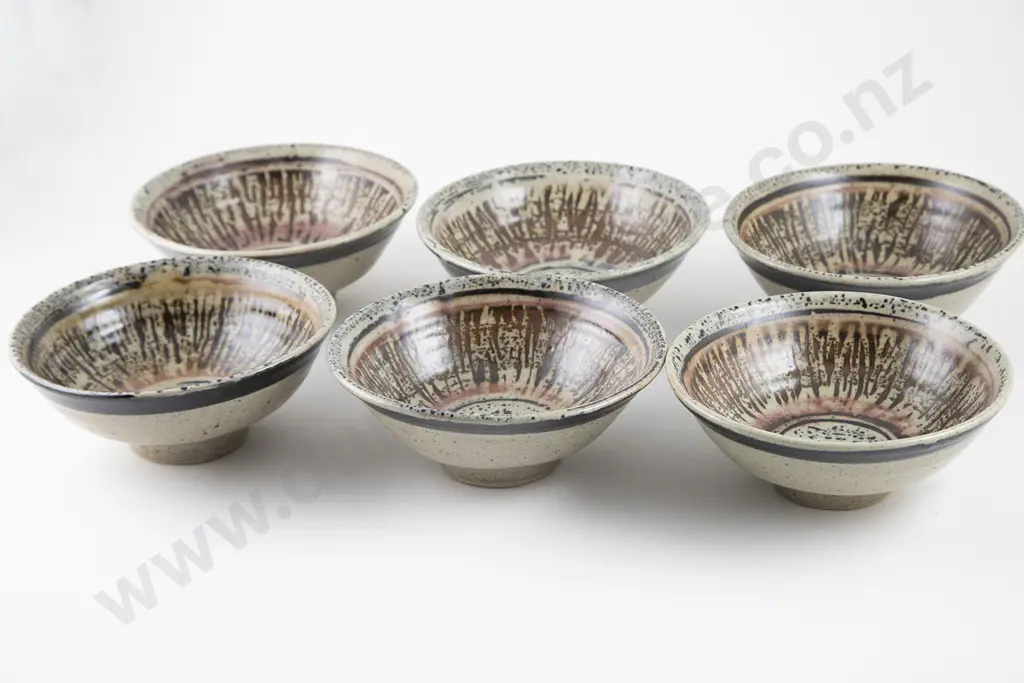 Mirek Smisek Set of Six Soup Bowls Image 1++