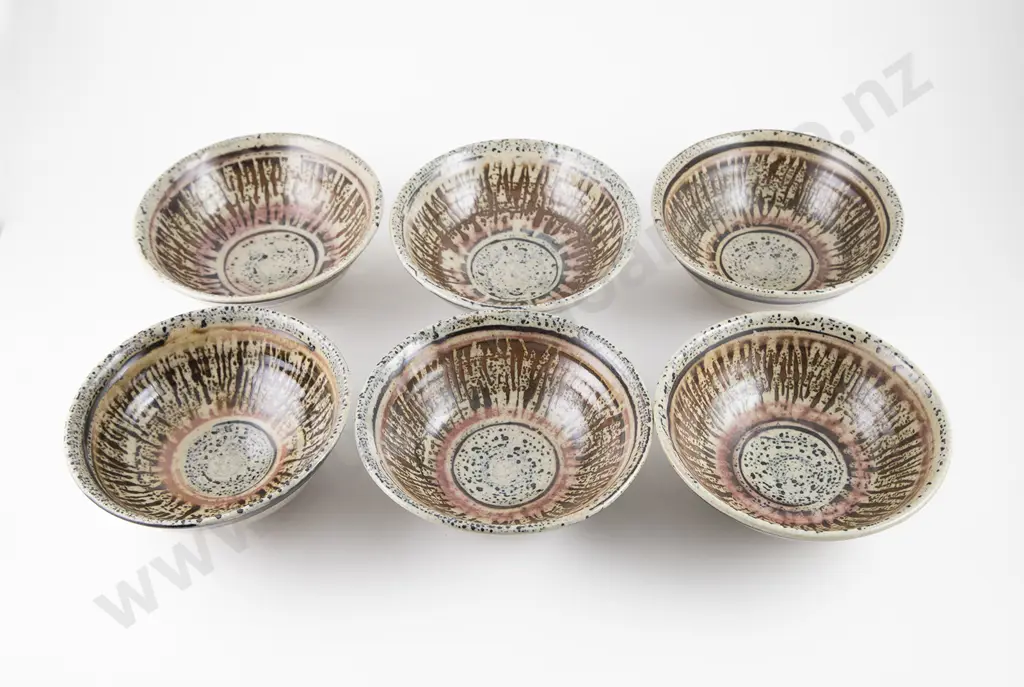 Mirek Smisek Set of Six Soup Bowls Image 1++