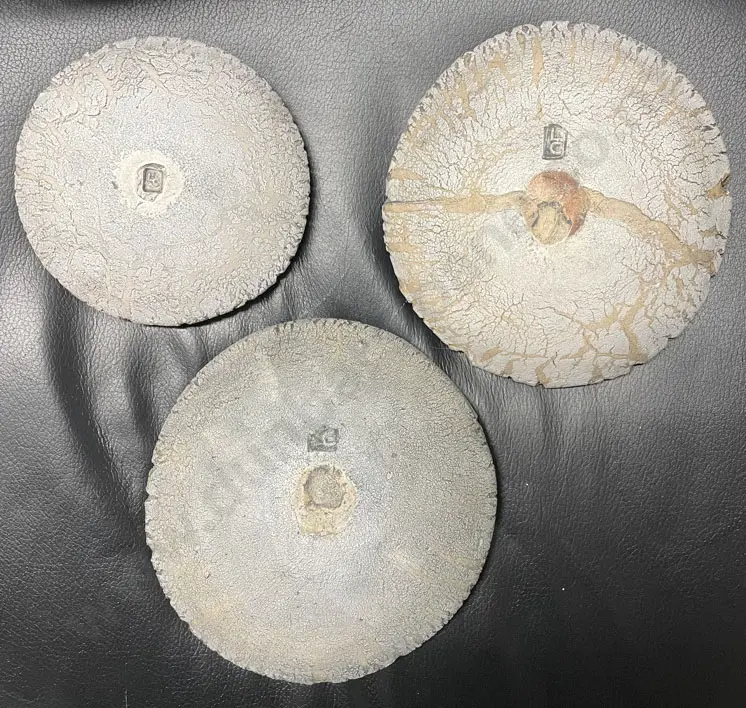 Len Castle Three Small Volcanic Bowls Image 1++