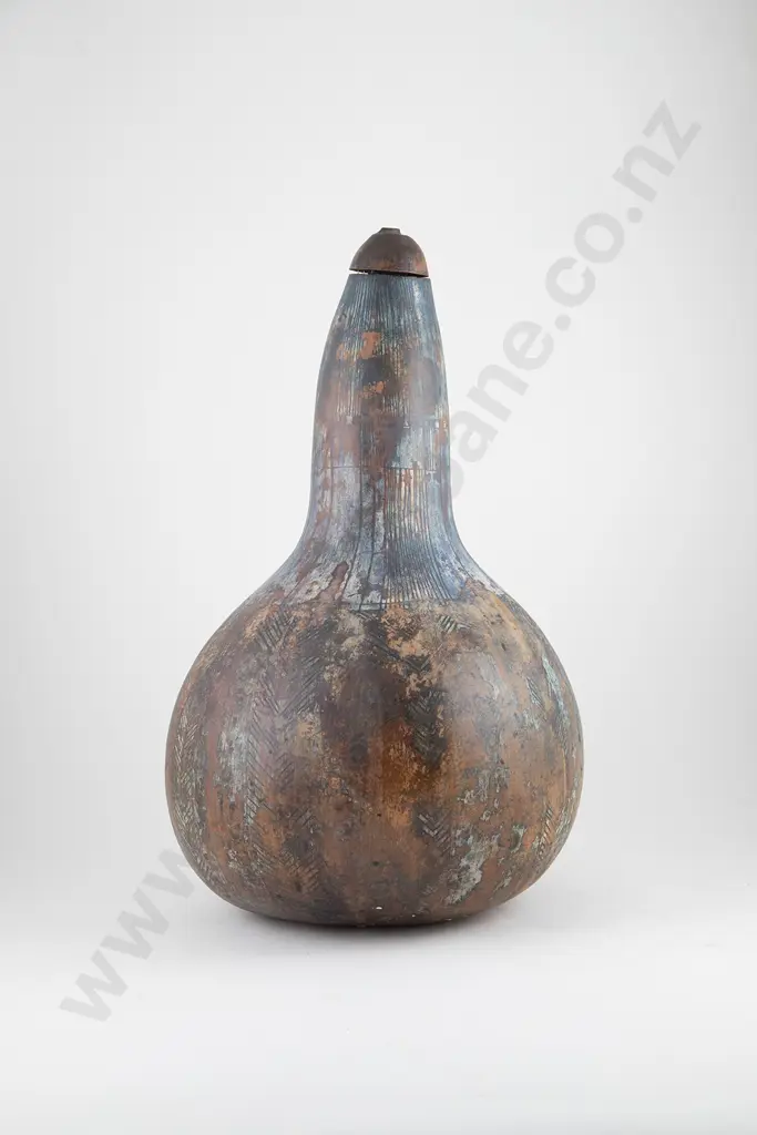 Geoff Fairburn Decorated Gourd Image 1++