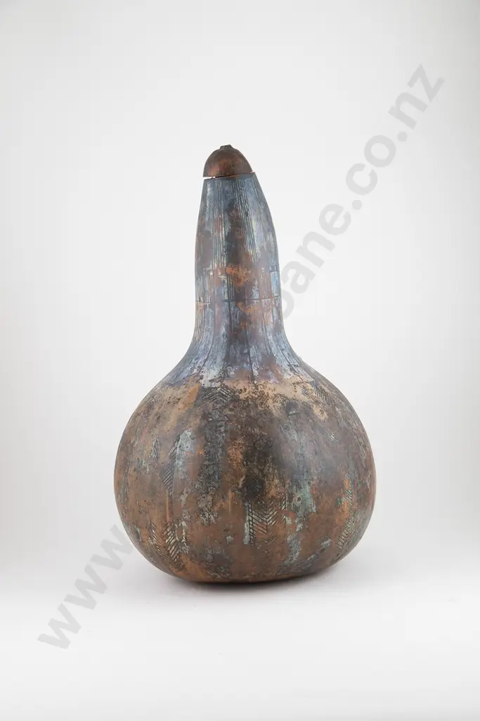Geoff Fairburn Decorated Gourd Image 1++