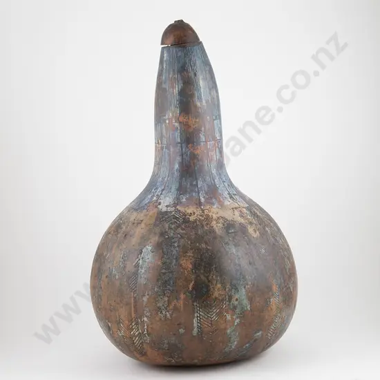 Geoff Fairburn Decorated Gourd