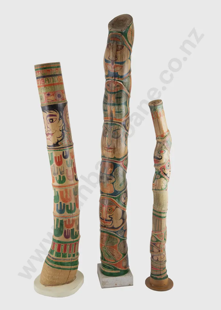 Guy Ngan Three Bamboo Totem Poles Image 1++