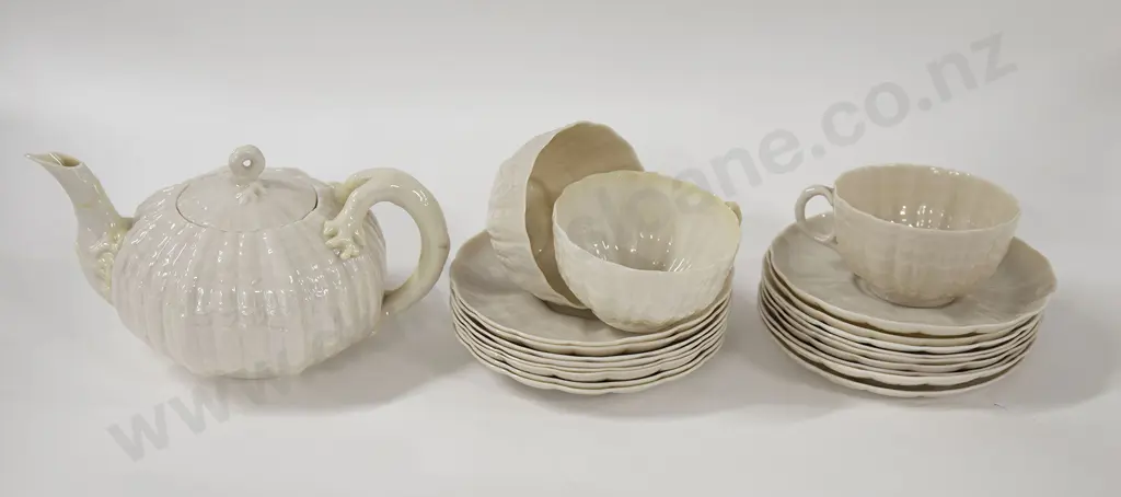 Belleek Part Tea Set (Faults To Teapot) Image 1++