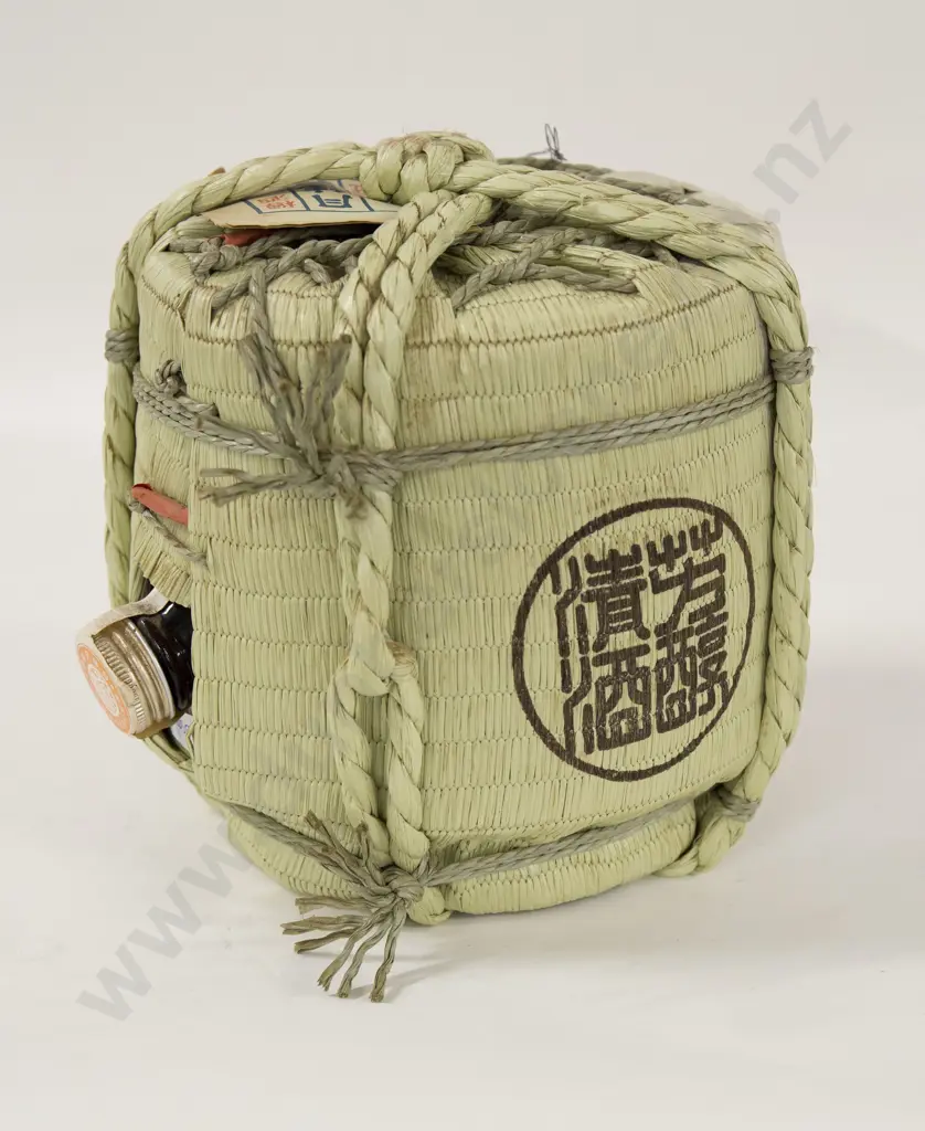 Cased Bottle Of Sake Image 1++