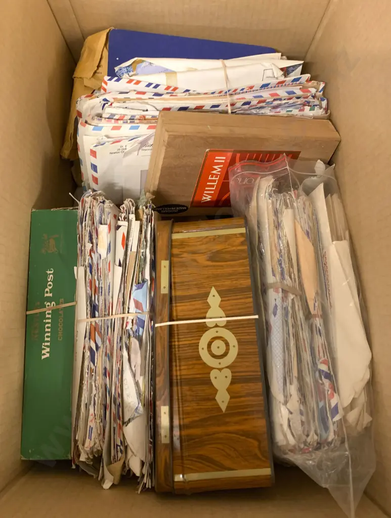 Box Of Assorted Stamps Image 1++