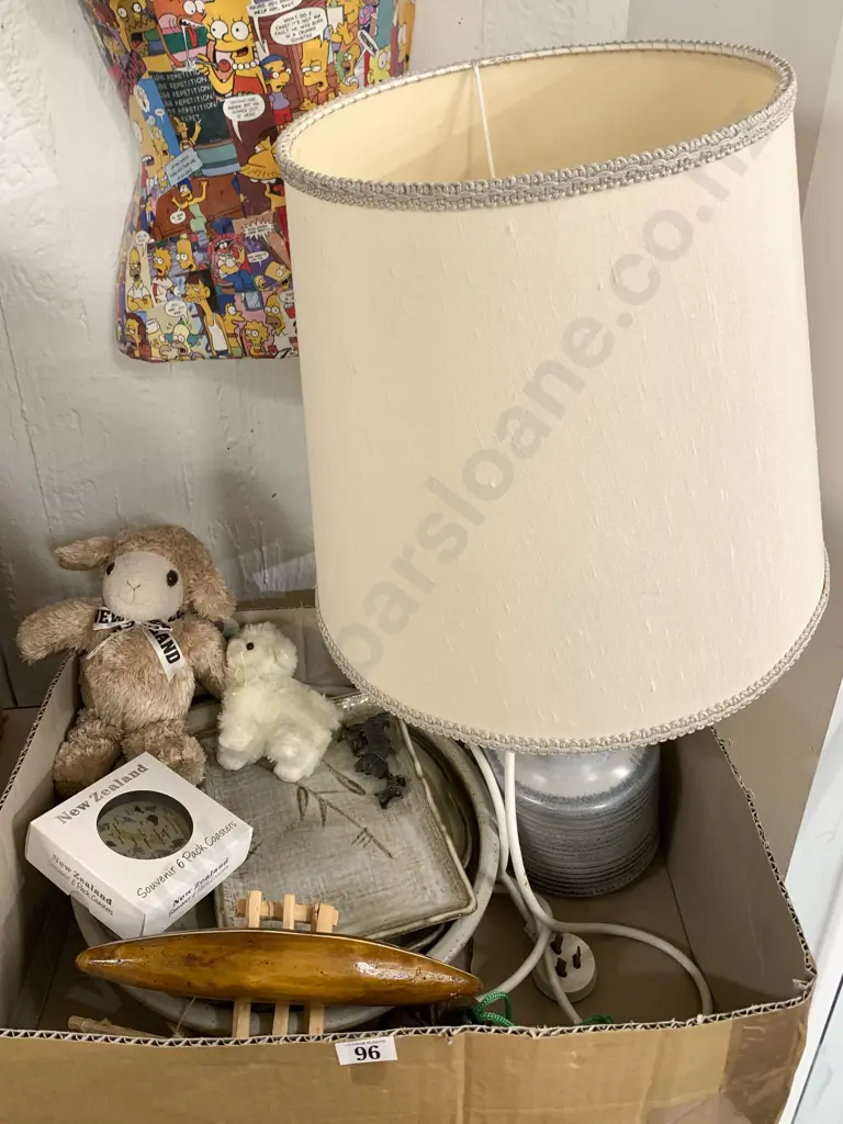 Box With Pottery Lamp Image 1++
