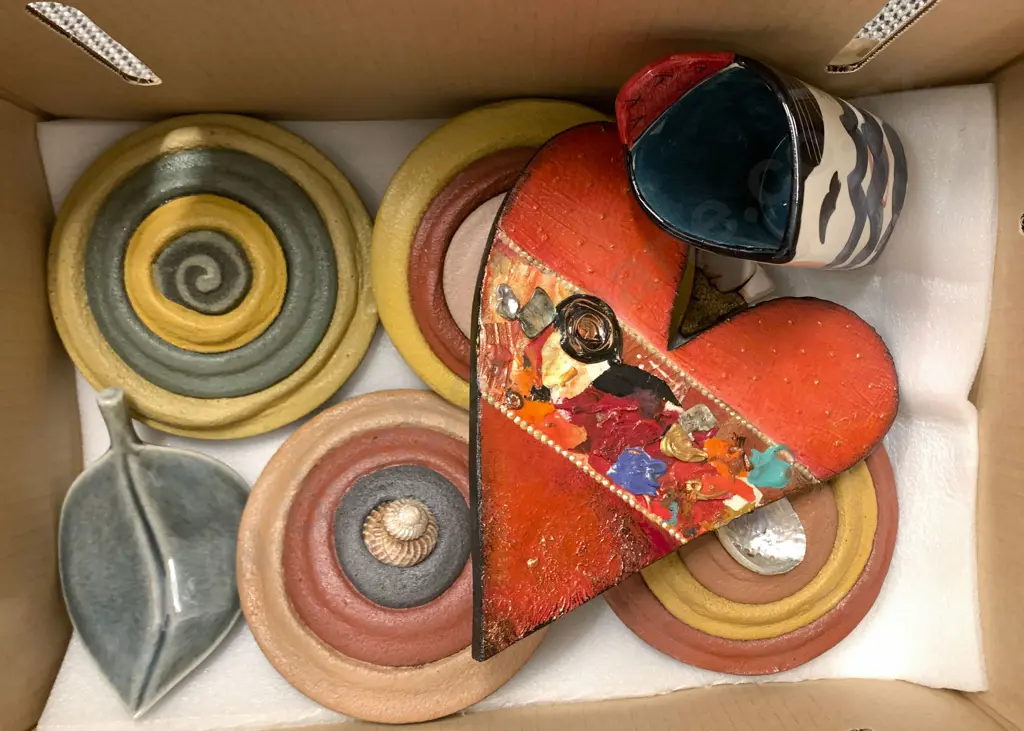 Box Of Ceramic Ornaments Image 1++