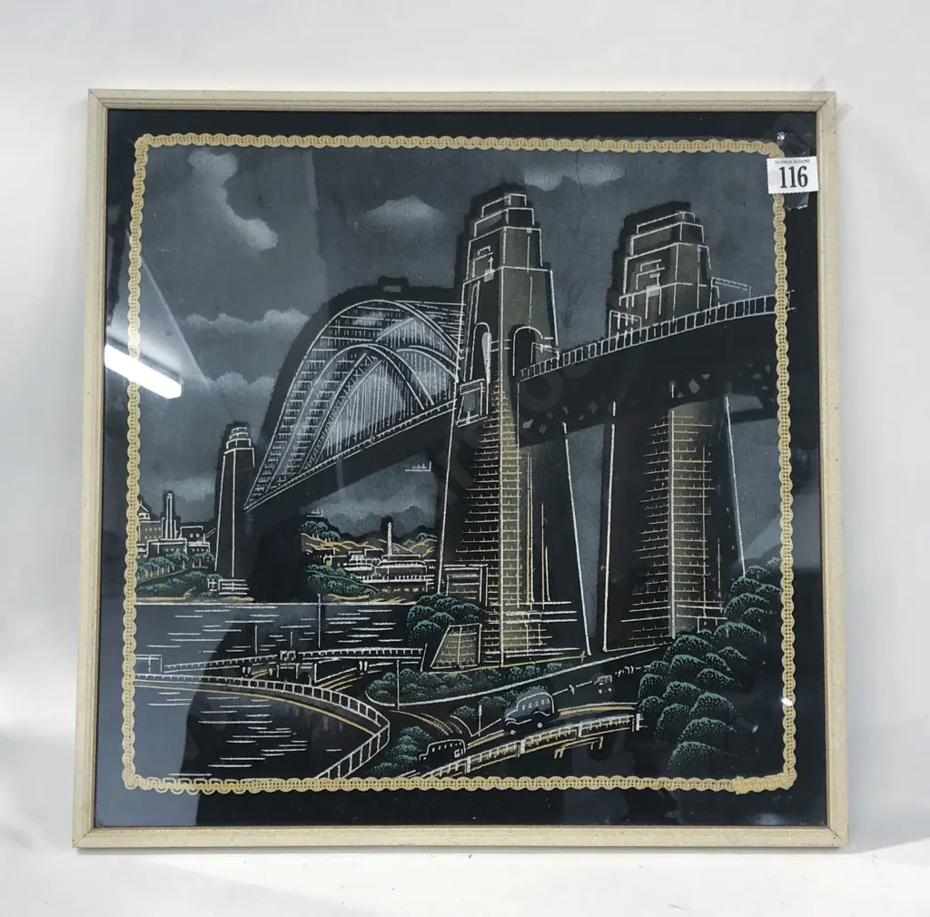 Velvet Picture Of Sydney Harbor Bridge Image 1++