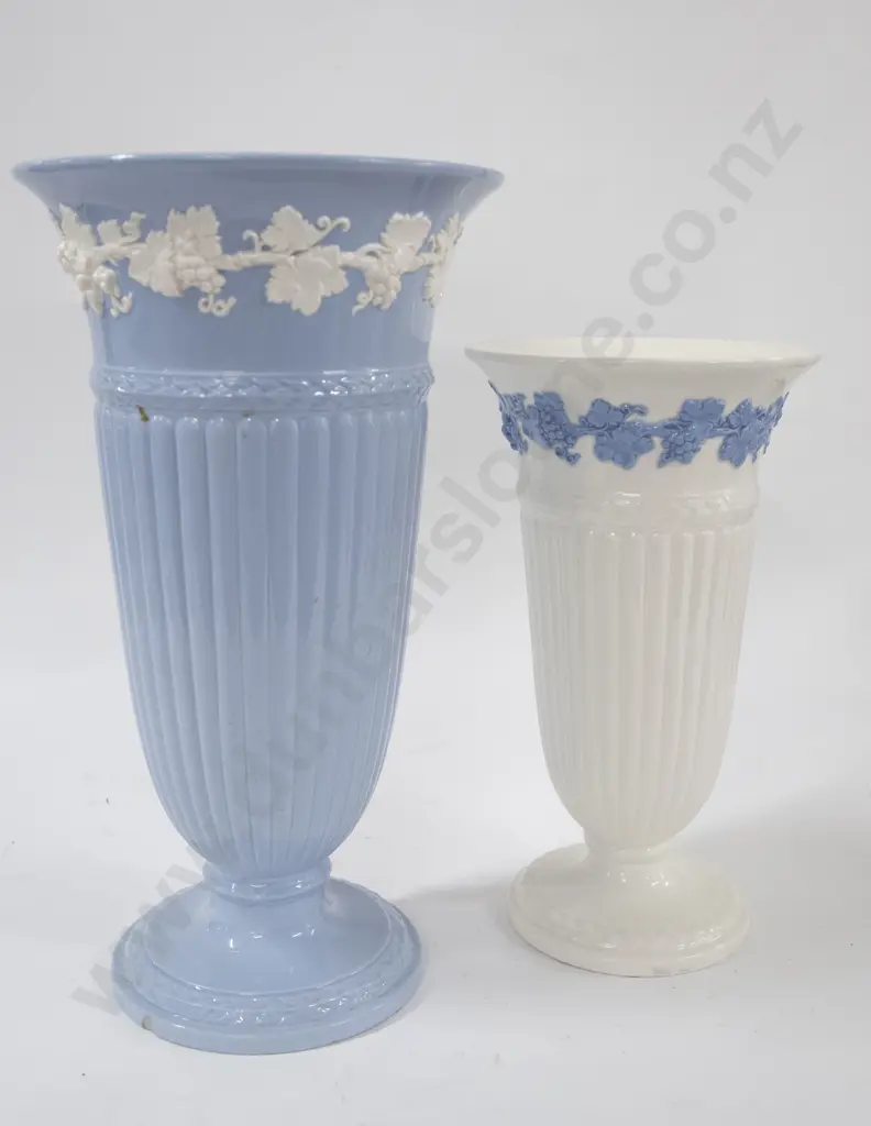 Two Wedgwood Tapered Vases Image 1++