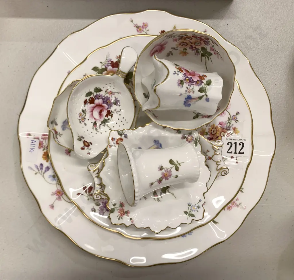 Ten Pieces OF RCD Posy Decorated China Image 1++