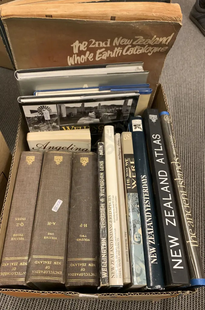 Box Of NZ-Related Reference Volumes Image 1++