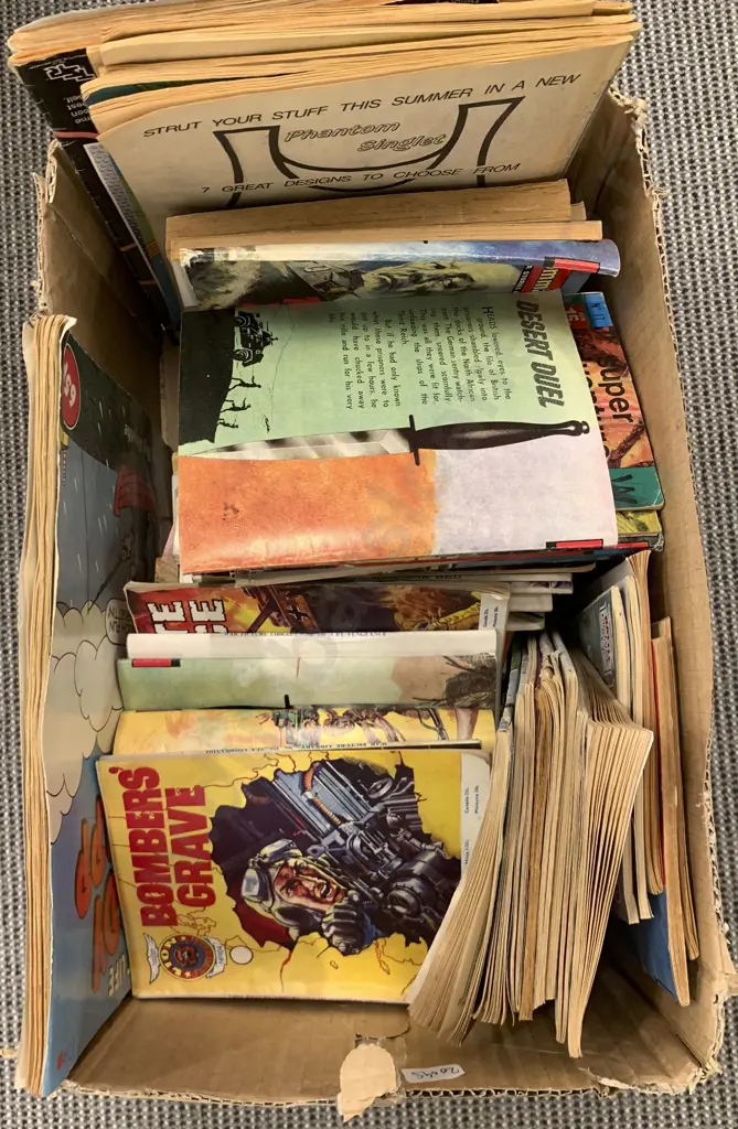 Box Of Assorted Vintage Comics Image 1++