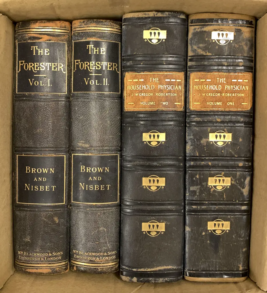 'The Forester' Vol. I And II Together With 'The Household Physician' Vol. I And II Image 1++