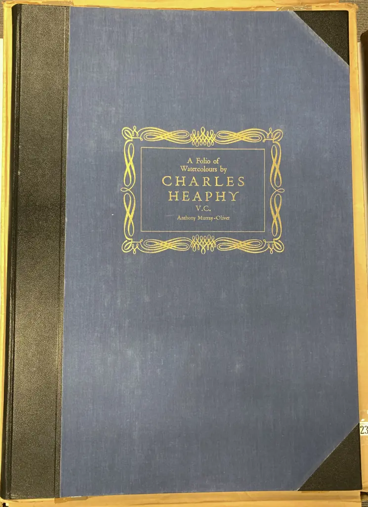 A Folio Of Watercolors By Charles Heaphy Image 1++