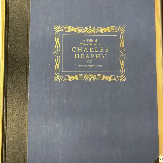 A Folio Of Watercolors By Charles Heaphy