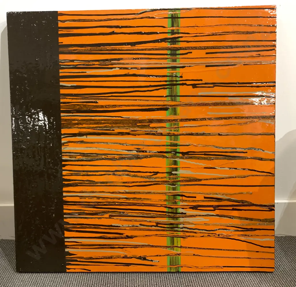 Two Large Portrait Studies And Smaller Abstract Work Image 1++
