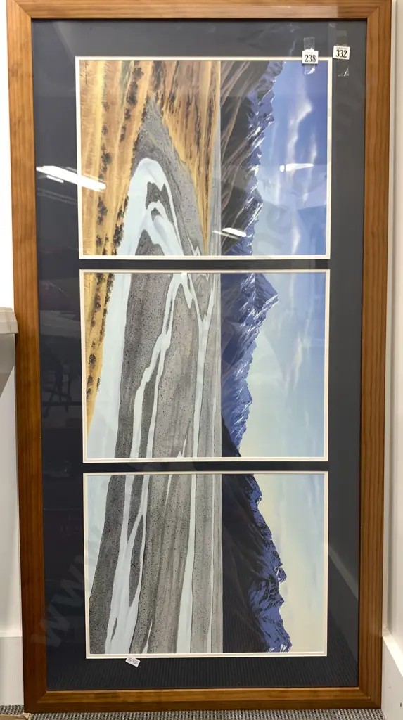 Oil Landscape And Four Various Prints Image 1++