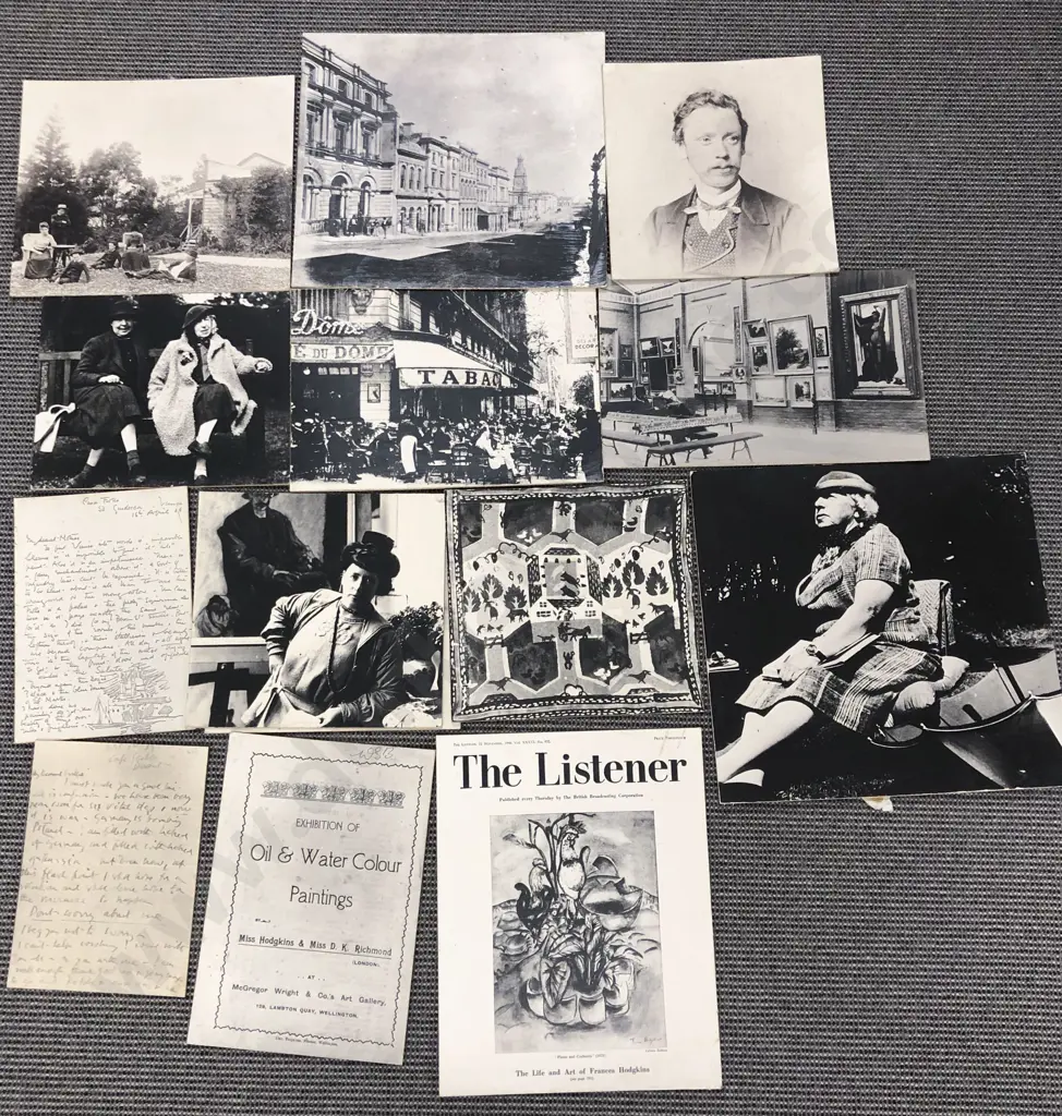 Box Of Frances Hodgkins' Related Photographic Images Image 1++