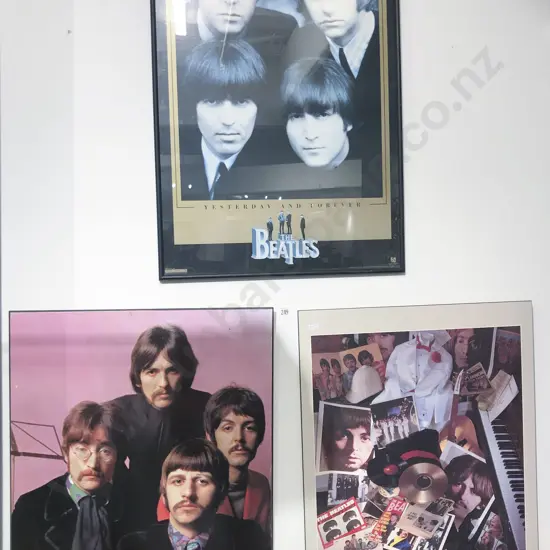 Three Beatles Posters