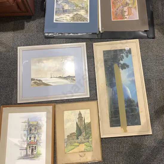 Various Framed and Unframed Works