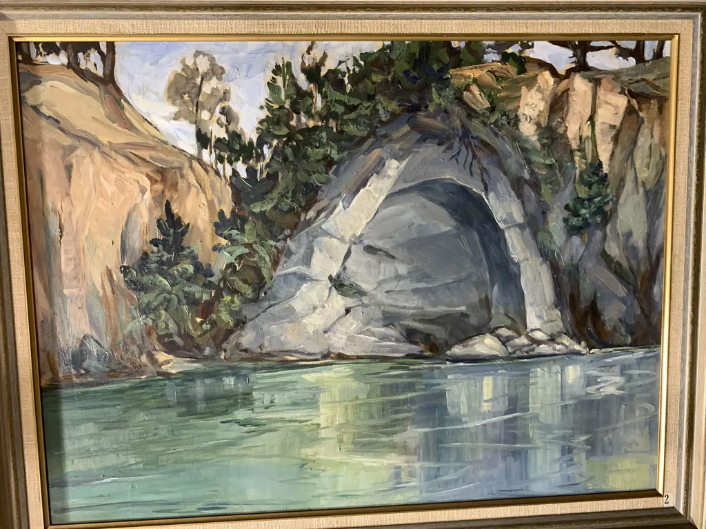 Pastel of Mt Egmont and Three Large Oil Landscapes Image 1++